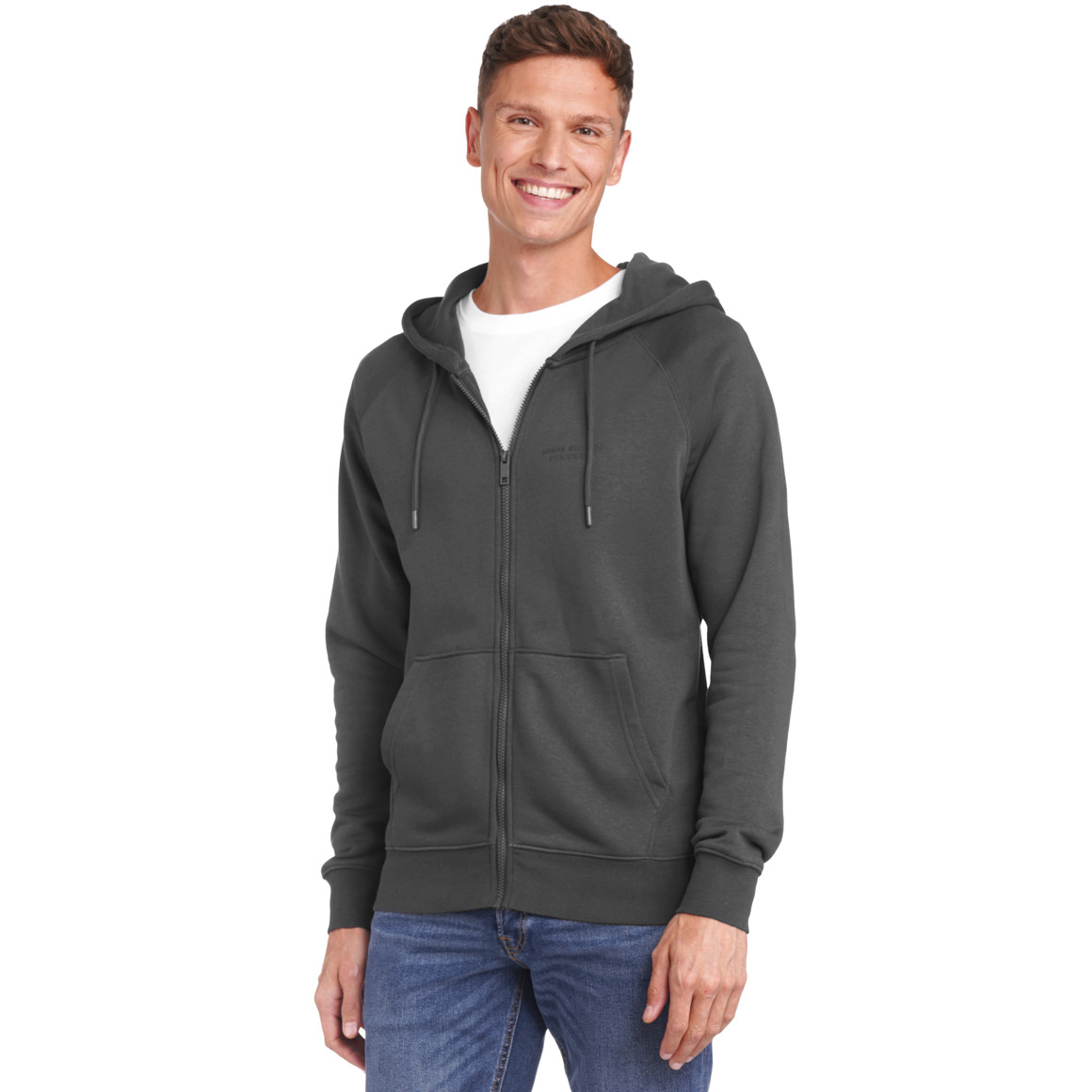 Herren Sweatjacke mit Kapuze