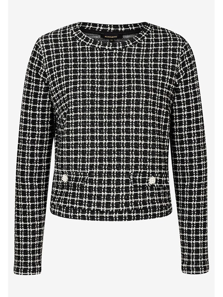 More & More Pullover in Schwarz/ Weiß günstig kaufen
