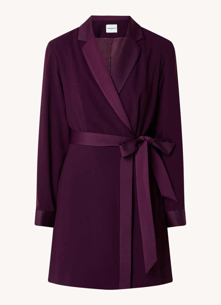 Claudie Pierlot Rosanne - rochie-jachetă scurtă cu centură