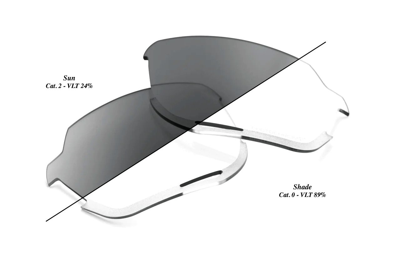 100 Percent Norvik clear smoke / Photochromic Replacement Lens