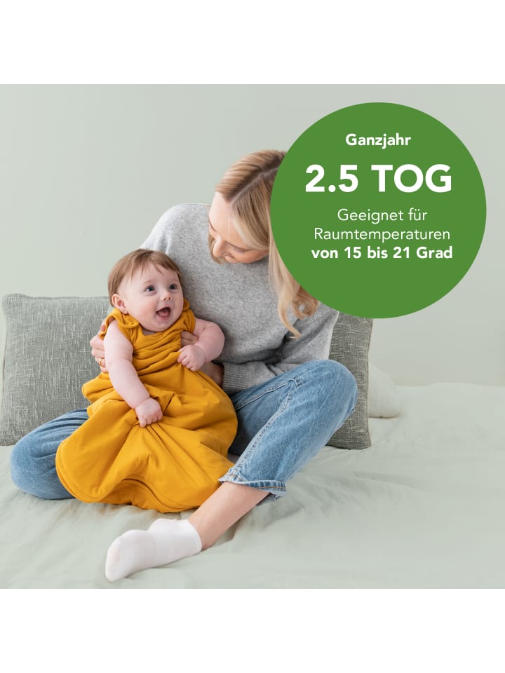 Schlummersack Babyschlafsack, 2.5 TOG in Orange günstig kaufen