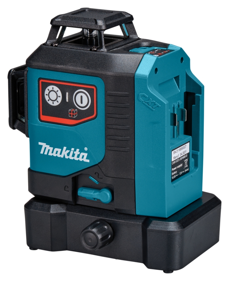 Makita SK700DX Selbstnivellierender Kreuzlinienlaser Rot 3x 360° 12V 2,0Ah Li-Ion