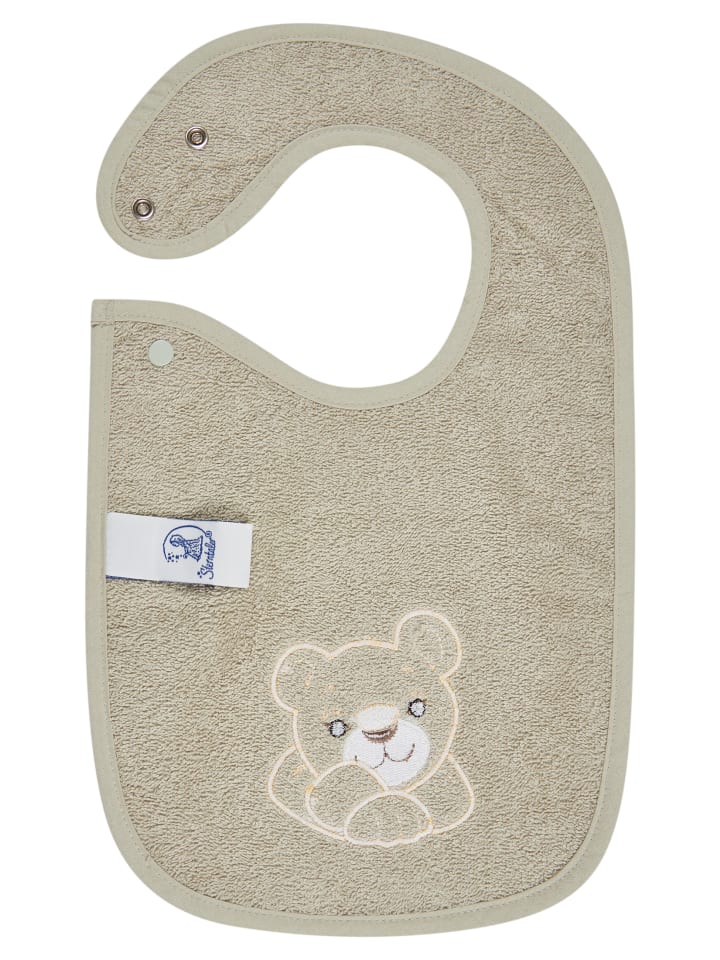 Sterntaler Lätzchen Druckknopf LÖWE Leo in steingrau günstig kaufen onesize