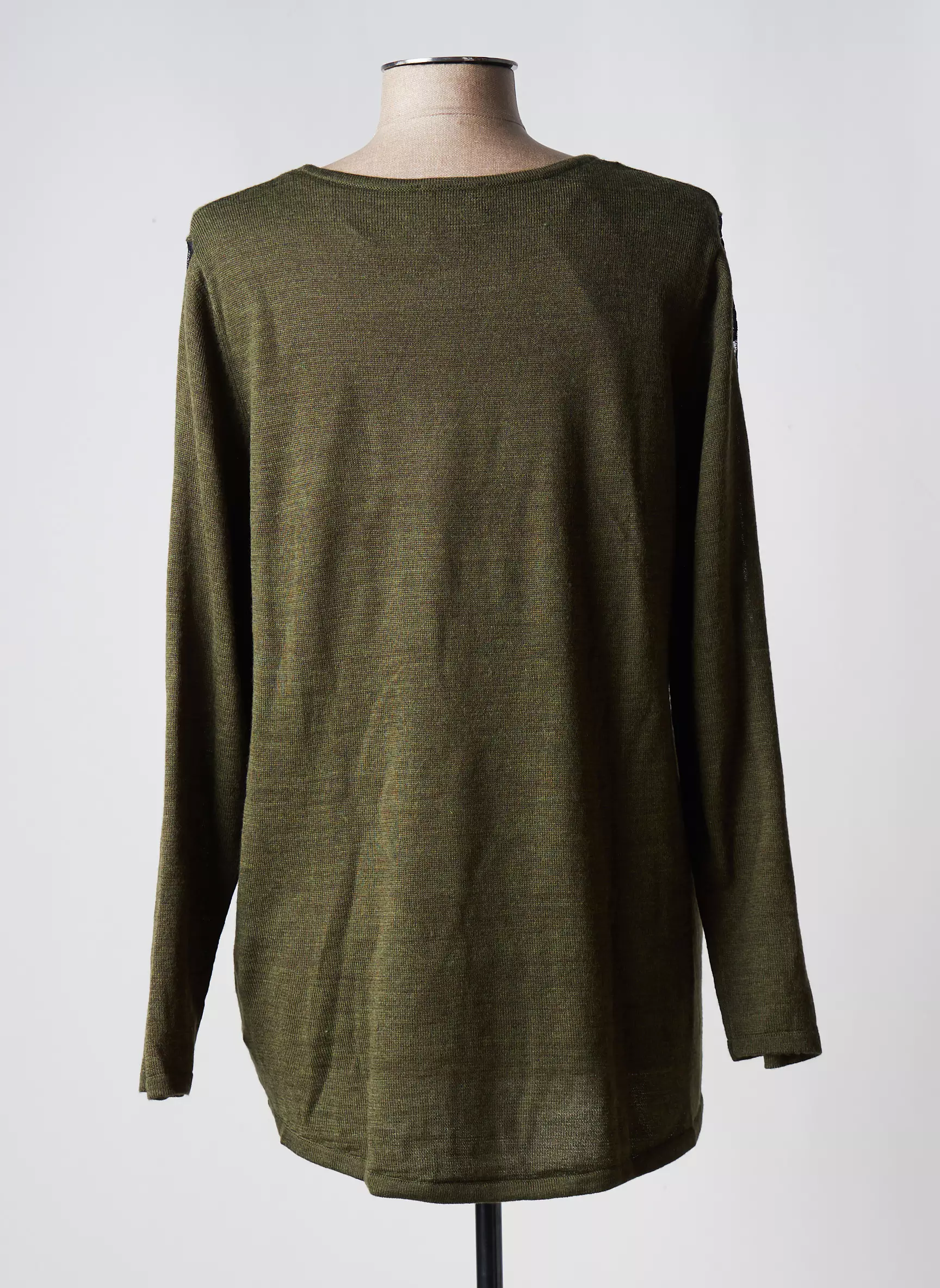 Aprico Pull Tuniques Femme couleur vert