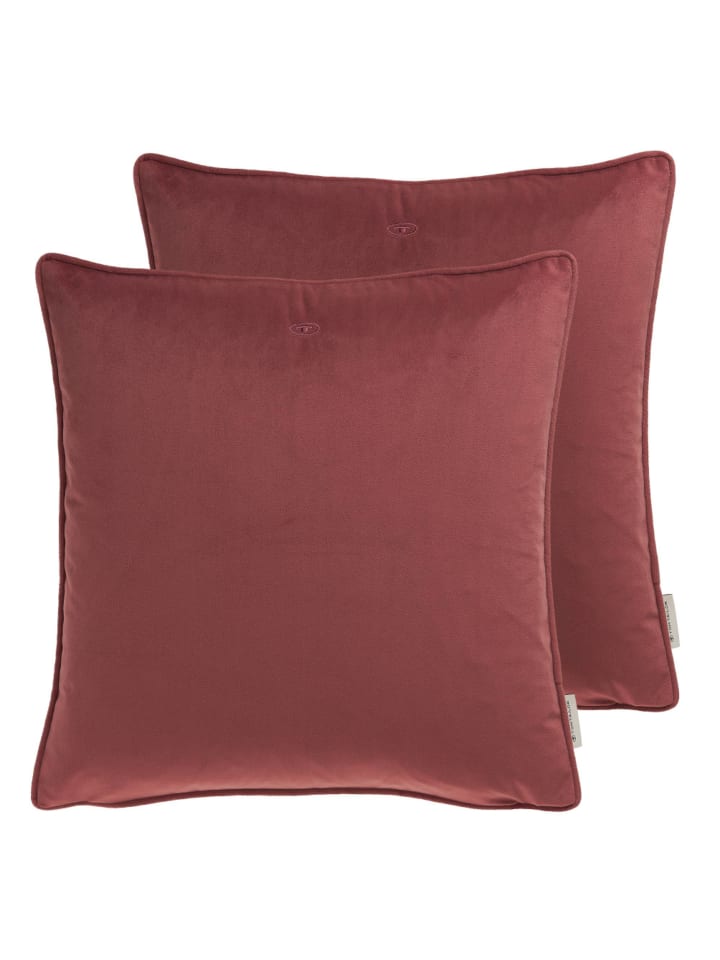 Tom Tailor TT Kissenhülle 2er Set VelvetSignature 45 x 45 cm in Rose günstig kaufen 45 x 45 cm