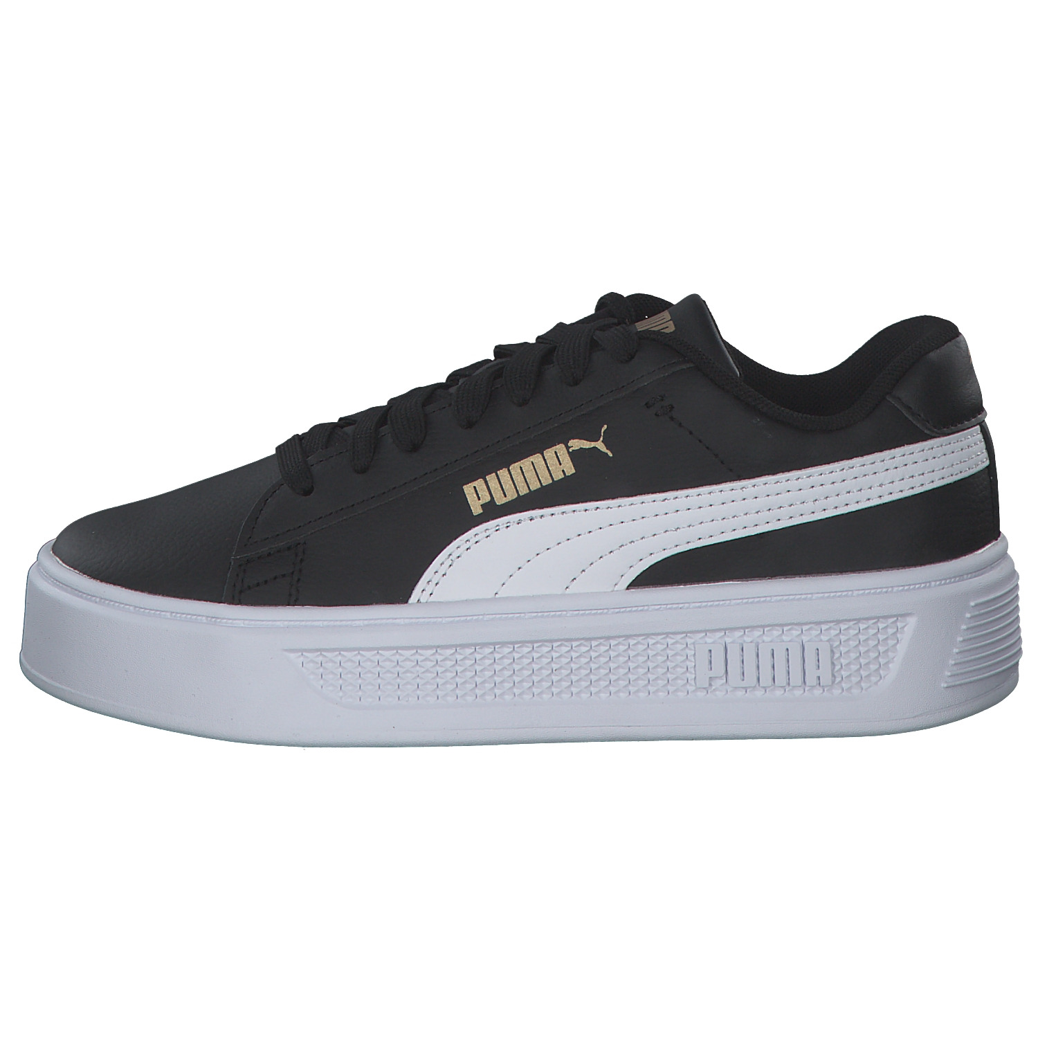 Puma Smash Platform v3 390758, Schnürschuhe, Herren, black/white