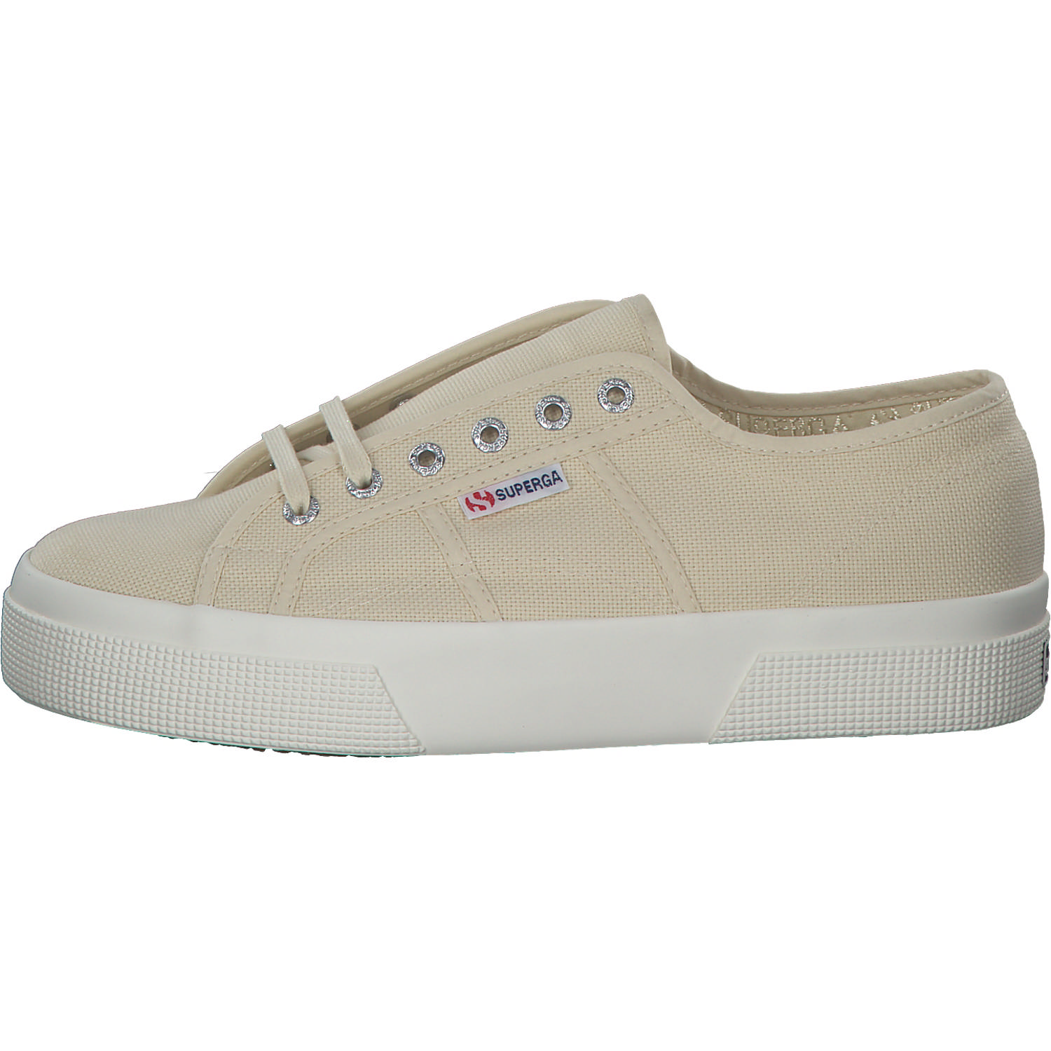 Superga 2740 Platform S21384W, Schnürschuhe, Damen, beige eggshell avorio