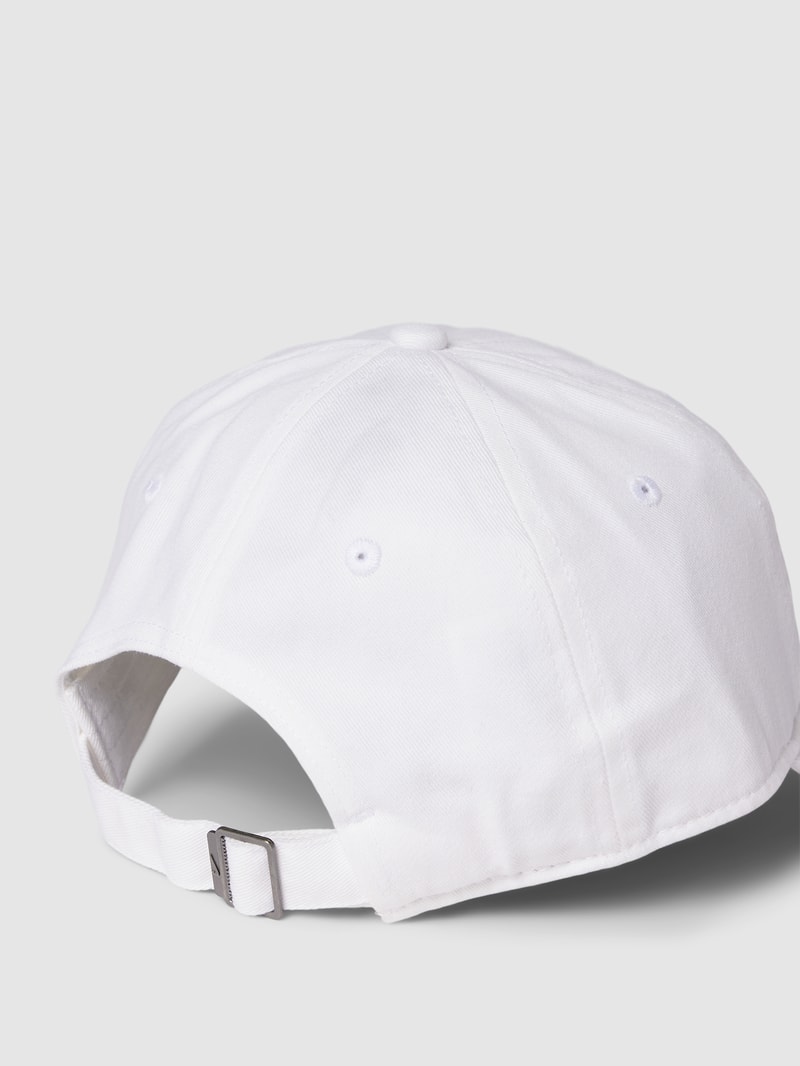 Basecap mit Label-Stitching in weiß