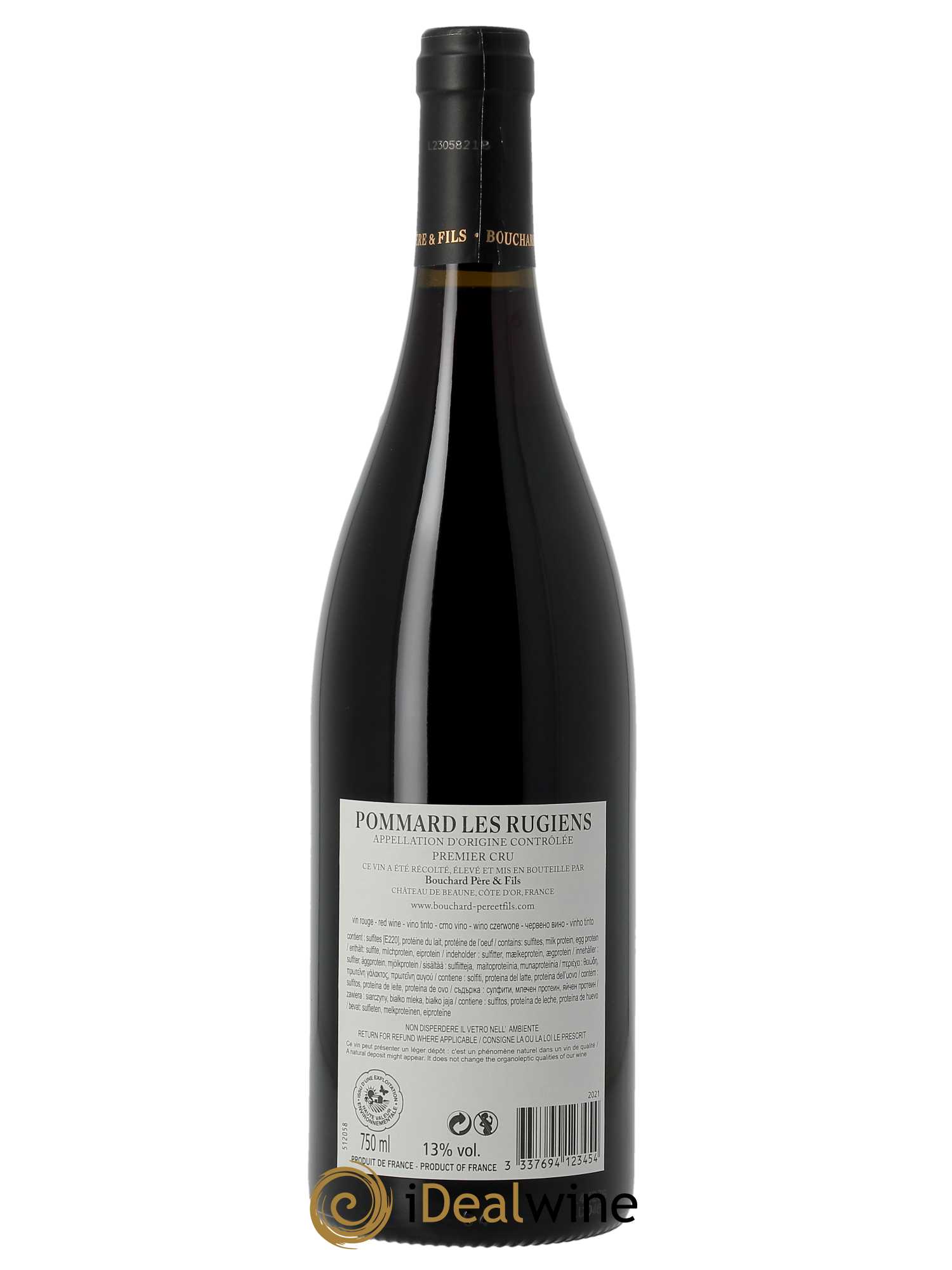 Pommard 1er Cru Rugiens Bouchard Père & Fils (CBO à partir de 6 BTS) 2021 - Lot de 1 Bouteille