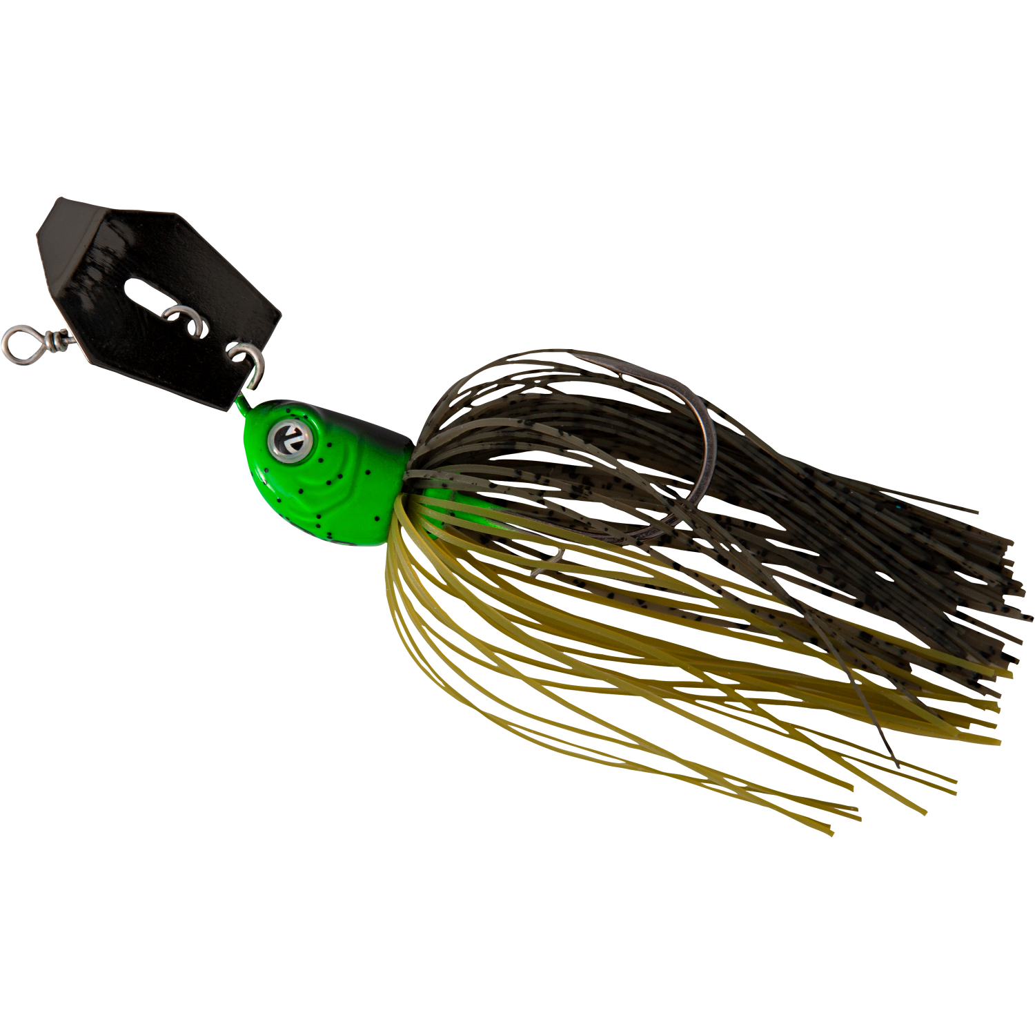 Zeck Chatterbait Bladed Jig (Moor Kiwi, 3/0)