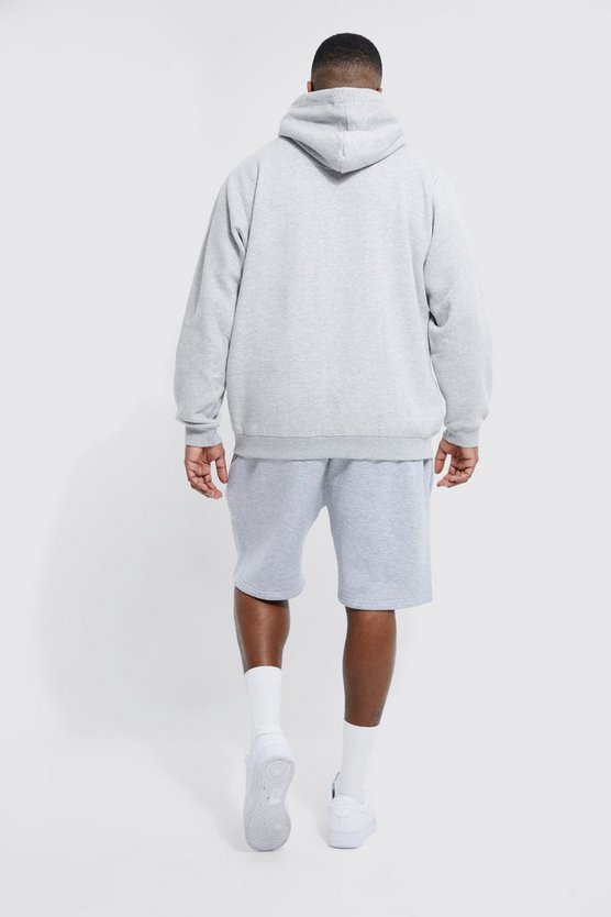 Plus lockere Man Jersey-Shorts
