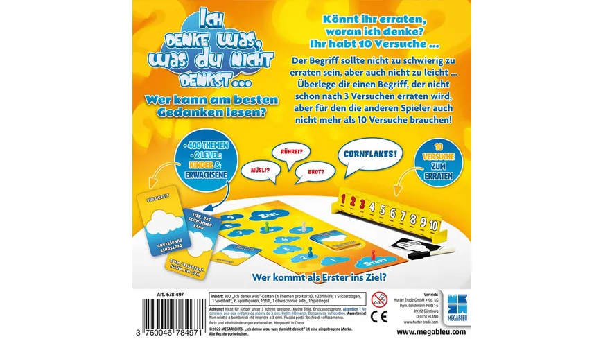 MegaBleu - Ich denke was, was du nicht denkst