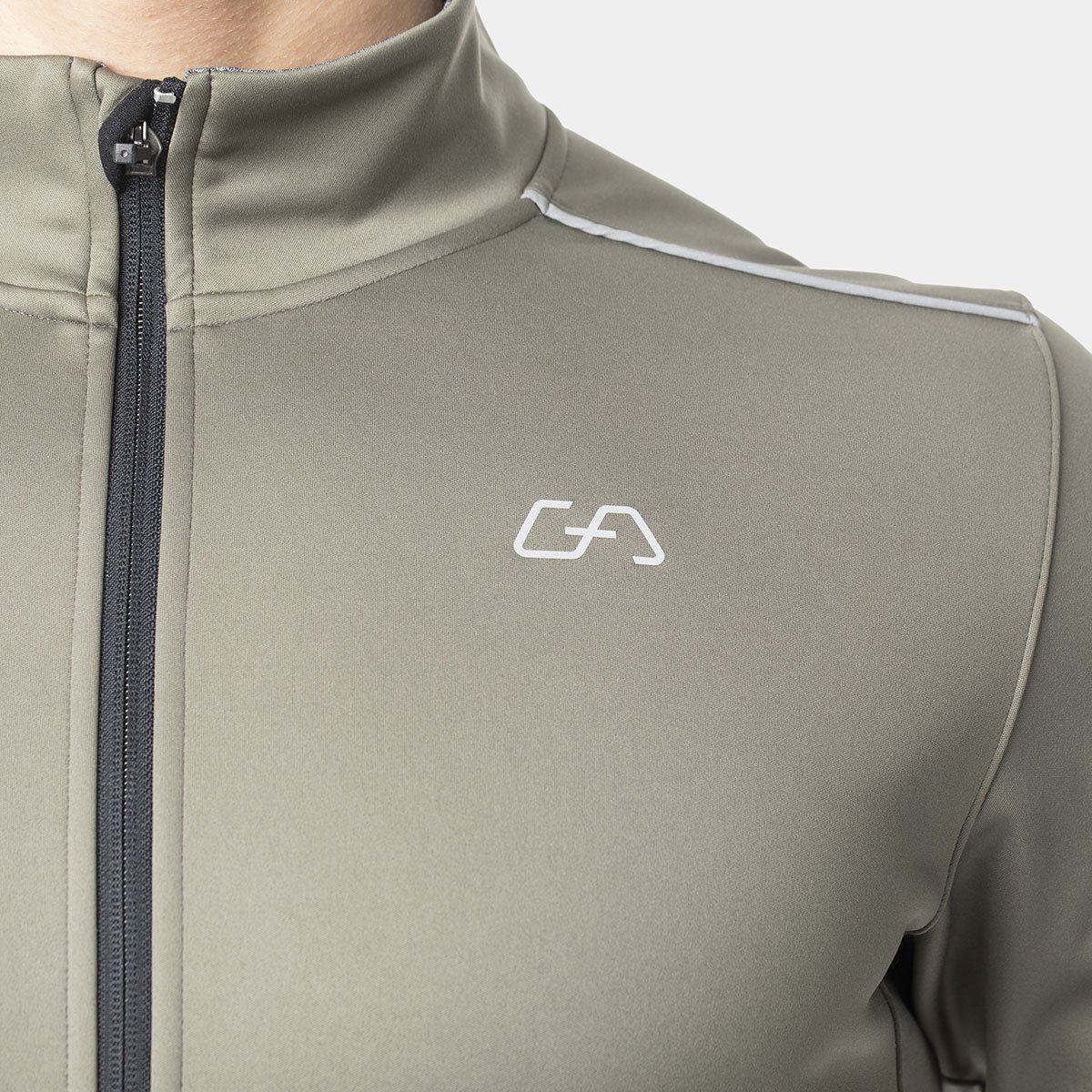 GYM AESTHETICS Funktionsjacke Sportjacke OutRun für Männer Wärmend, Fleece, Atmungsaktiv