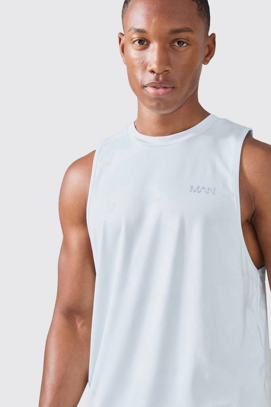 Man Active Camouflage Performance Tanktop