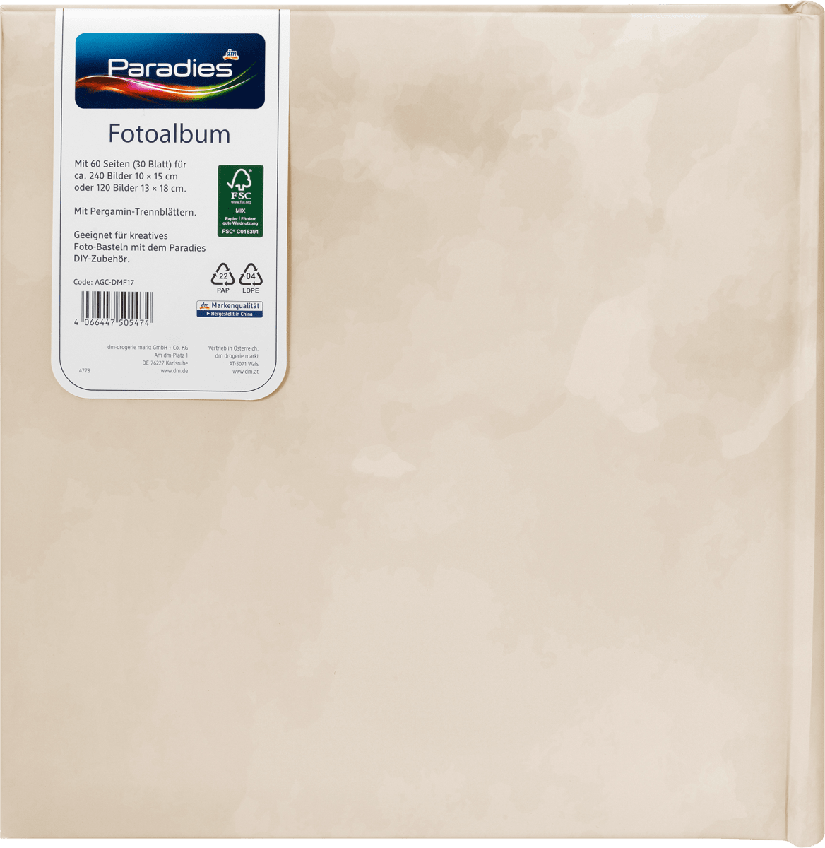 Fotoalbum Jumbo Beige, 1 St