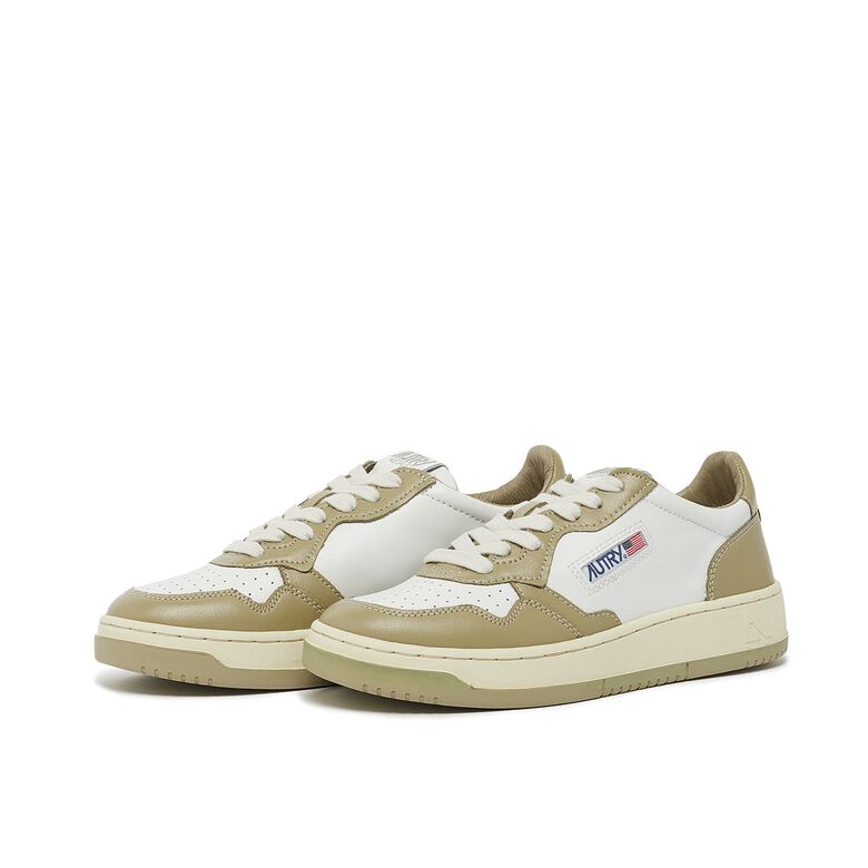 Autry Wmns Medalist Low leat/leat wht/mud