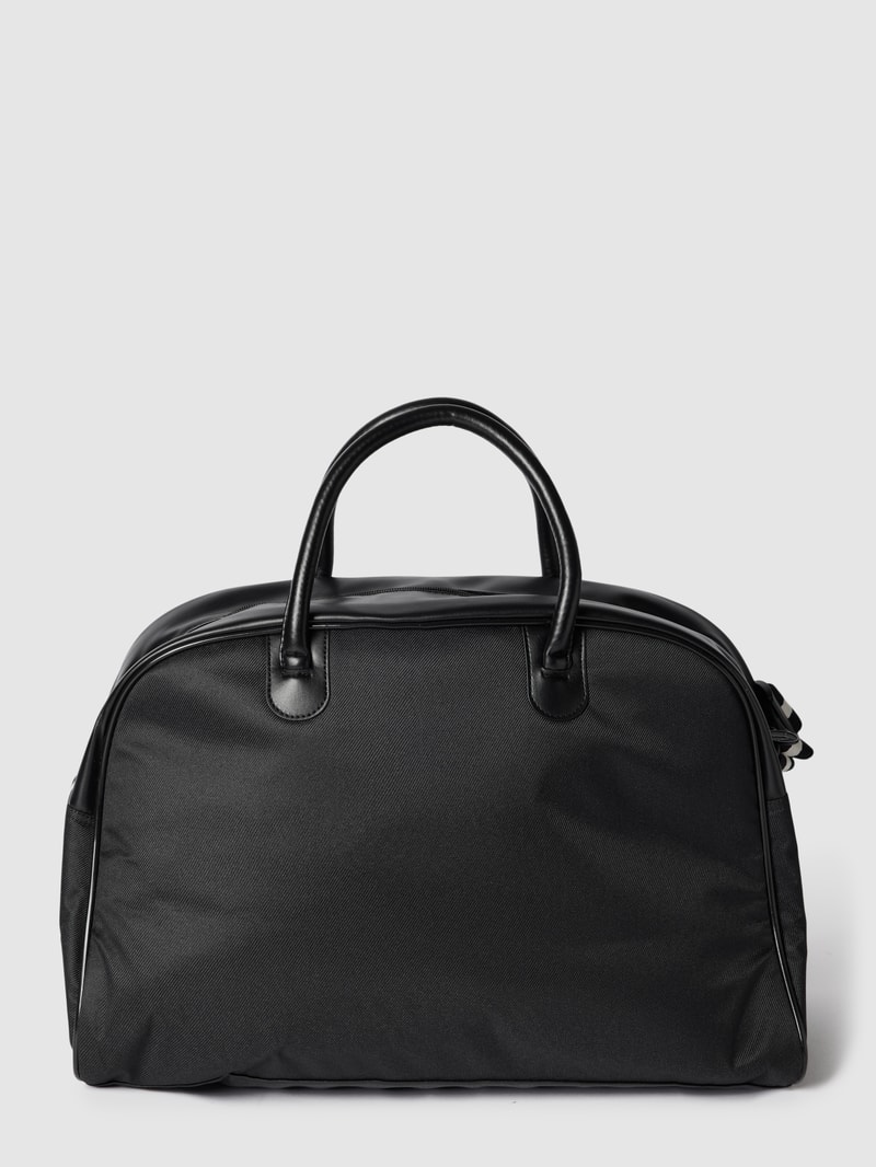 Sporttasche mit Label-Print Modell 'Campus Grip Bag' in schwarz