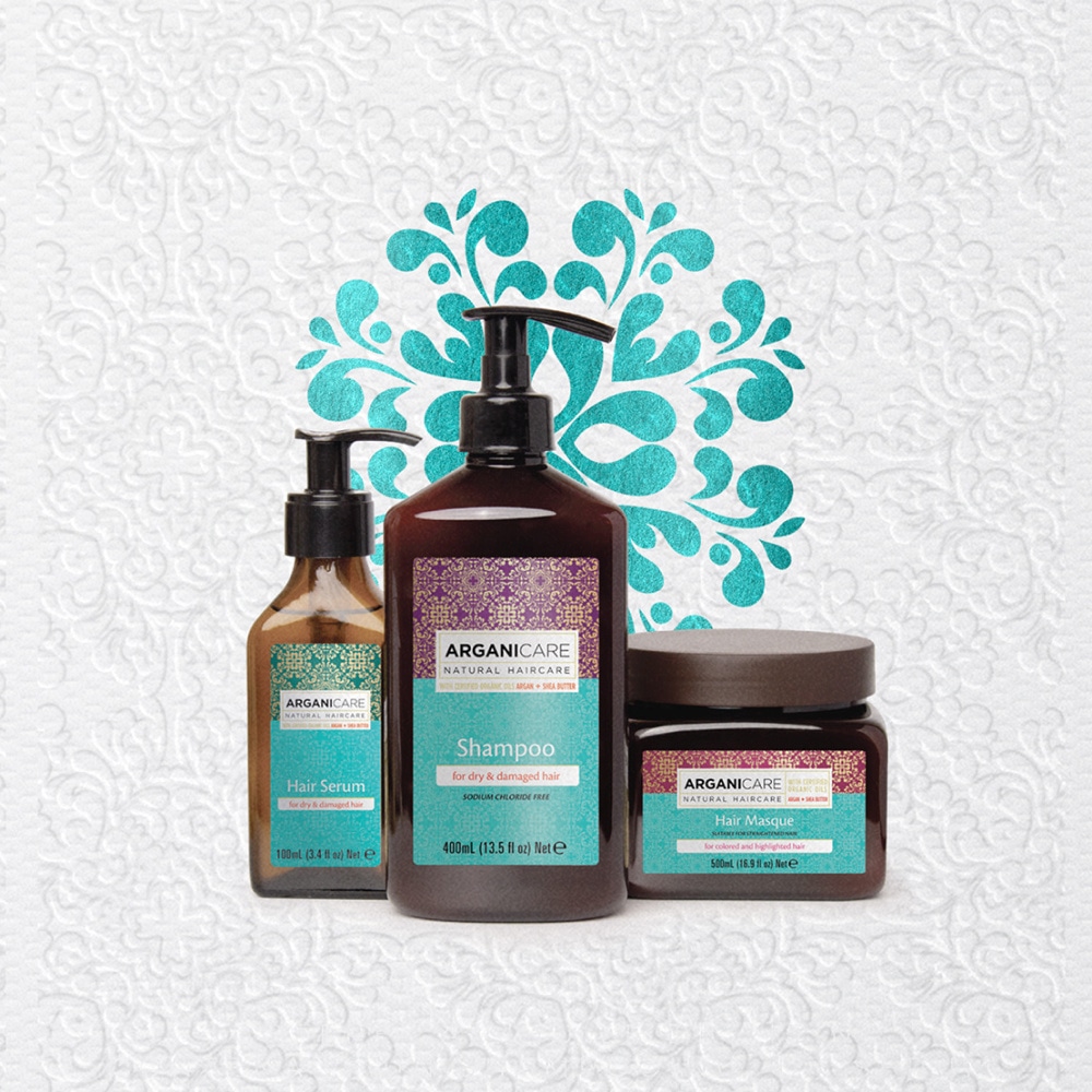 Arganicare Coffret Trio Nourrissant Shampooing + Masque + Sérum