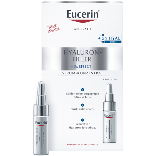 EUCERIN Anti-Age Hyaluron-Filler Serum-Konz.Amp.  6X5 ml  Konzentrat