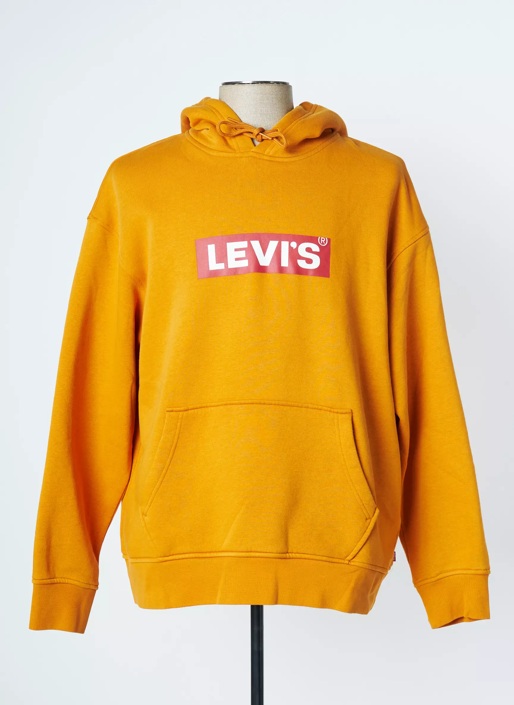 Levis Sweat Capuche Homme couleur orange