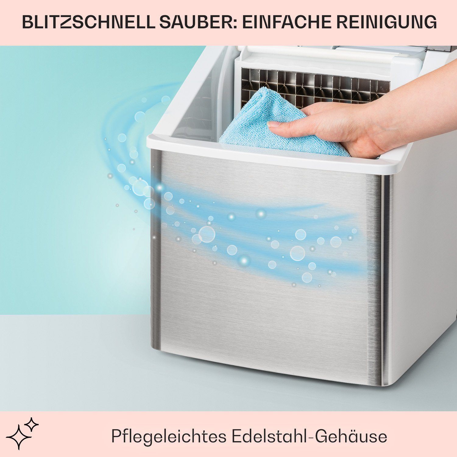Klarstein Eiswürfelmaschine Clearcube