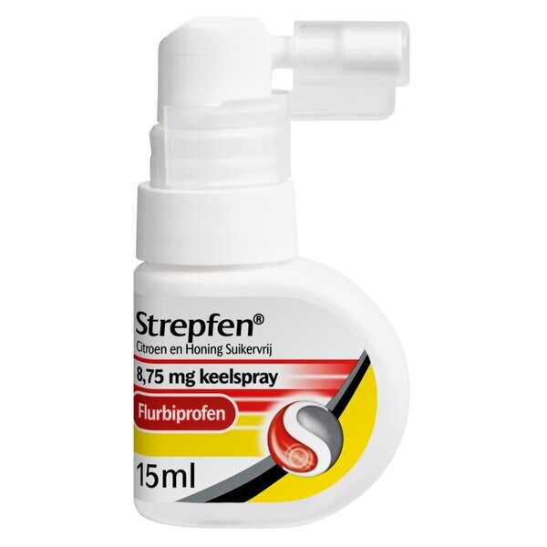 Strepfen Flurbiprofen Throat Spray Medicine - 15ml