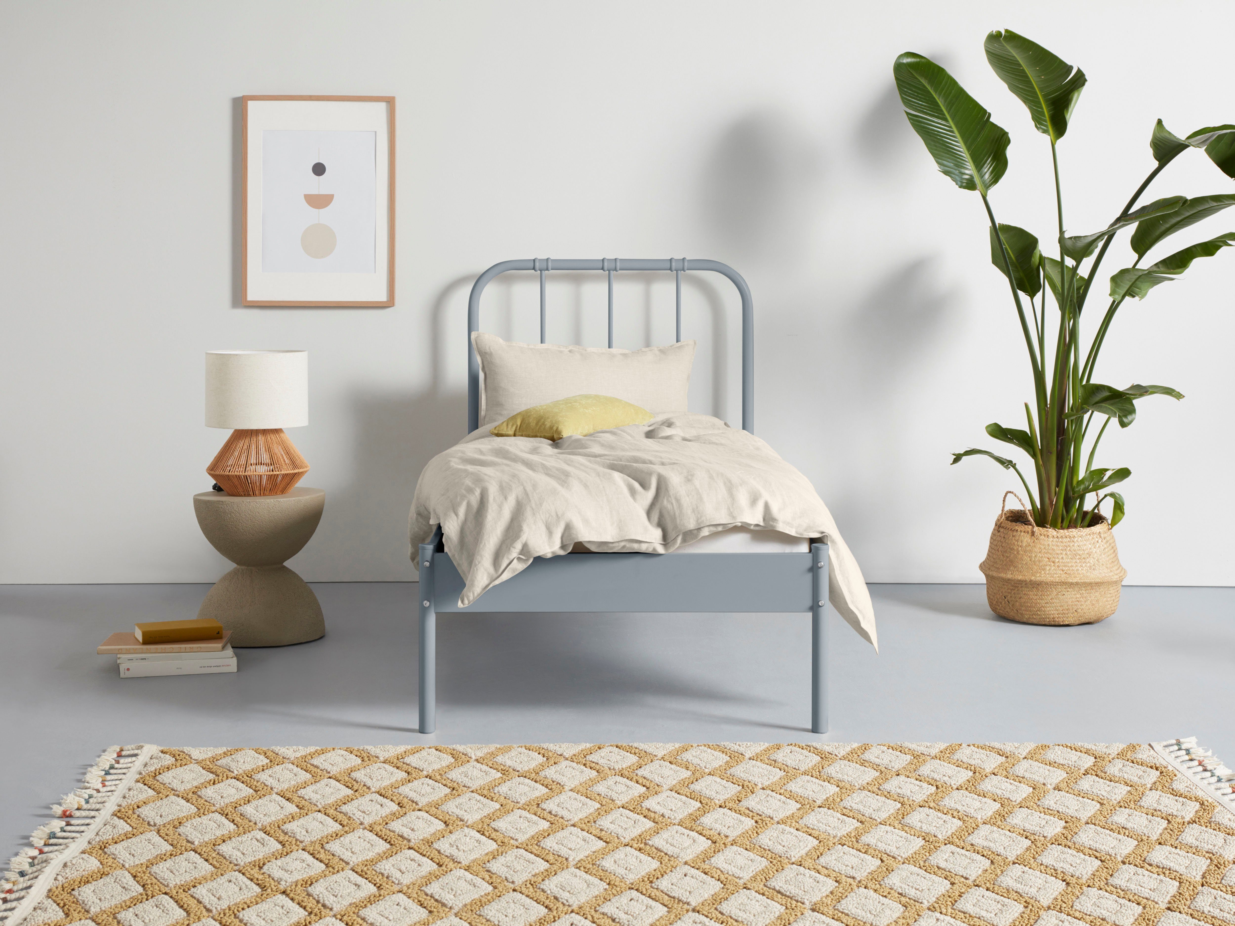 COUCH Metallbett Kuschel Kumpel, aus Metall, industrial Look, verschiedenen Größen und Farbvarianten