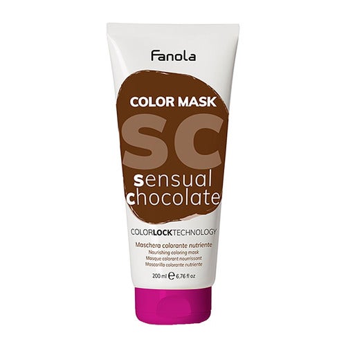 Fanola Color Mask Mască de culoare 200 ml Total Black