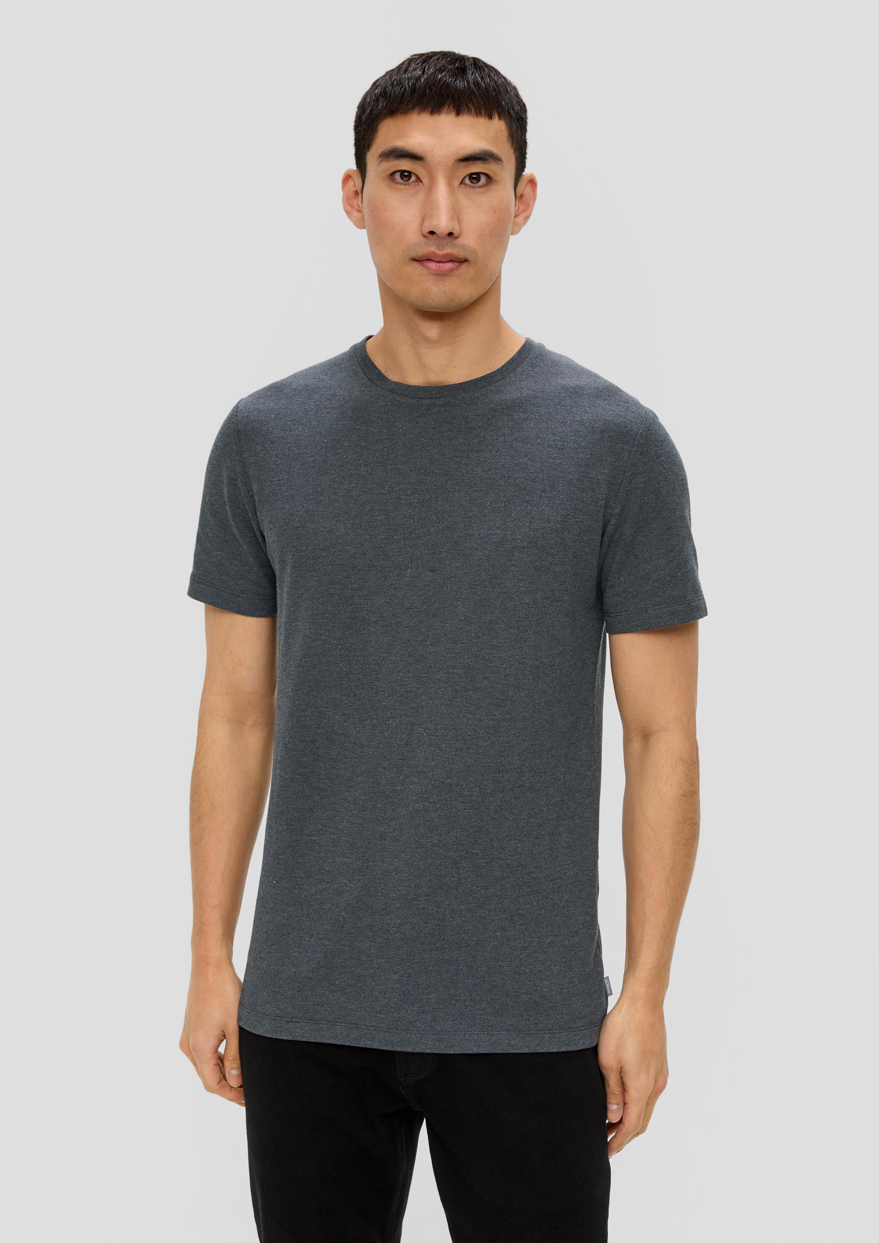 T-Shirt mit Piqué-Struktur  2138643-9823