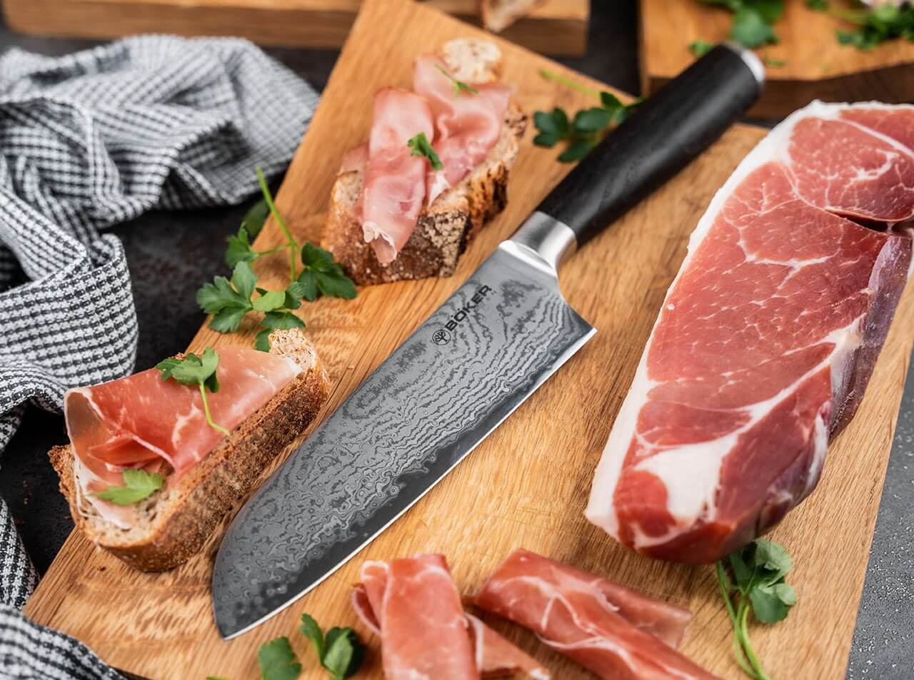 Meisterklinge Damast Santoku