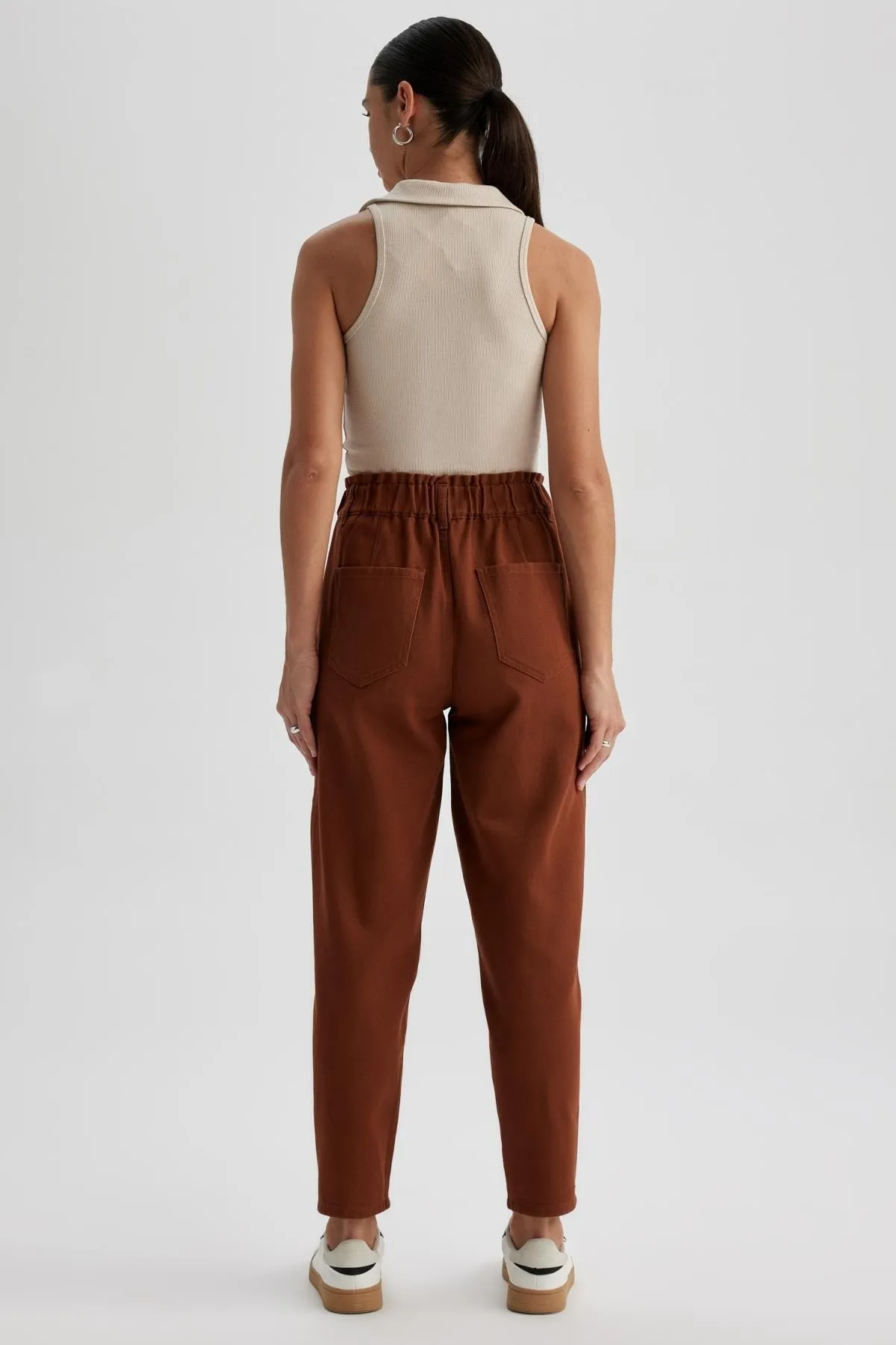 DeFacto  Baggy-Hose aus Gabardine 100 Baumwolle S2790az23wn