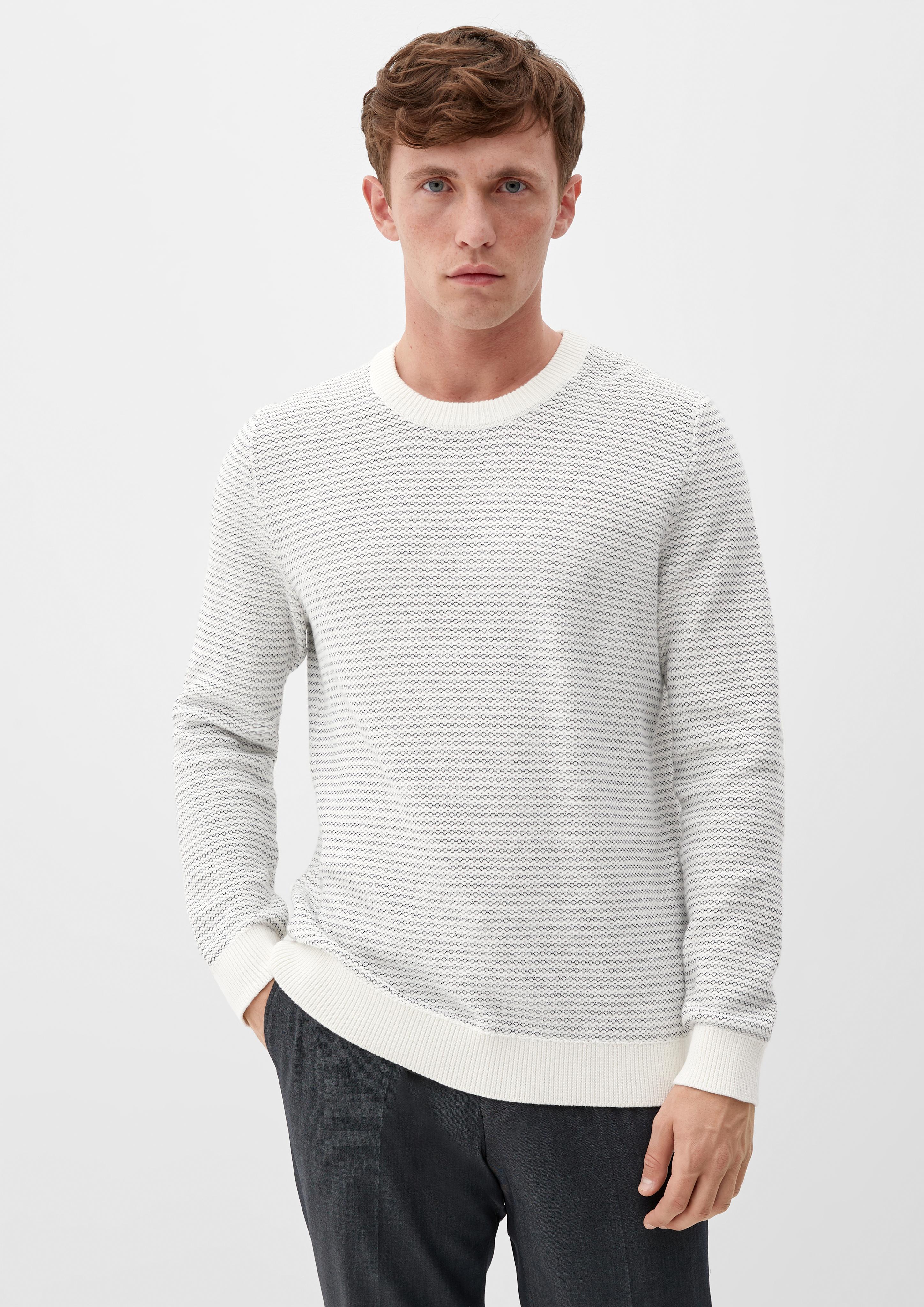 Pullover mit Strickmuster  2118059-02X0