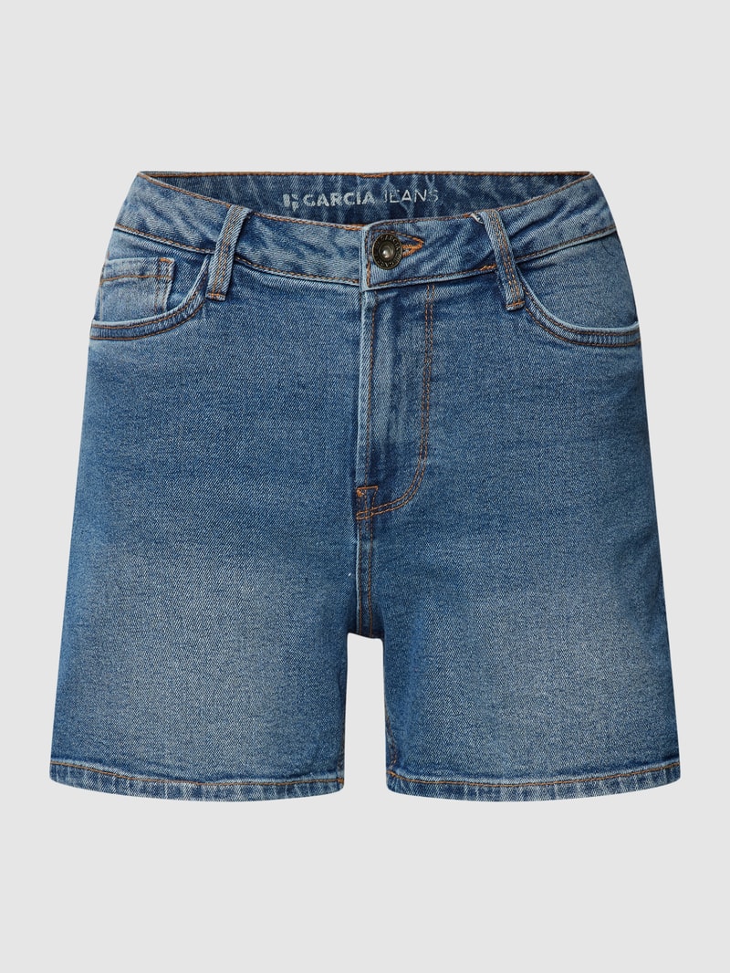 Jeansshort im 5-Pocket-Design Modell 'CELIA' in dunkelblau
