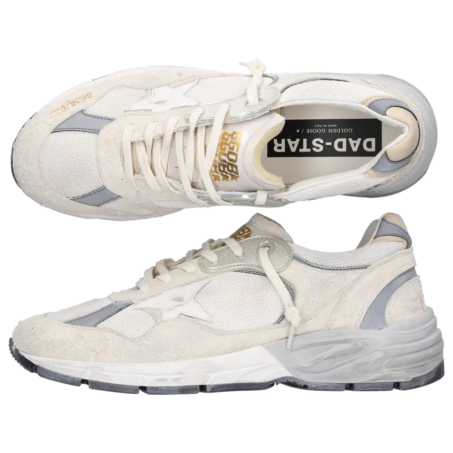 Golden Goose - Sneaker low RUNNING DAD Wildleder - weiß