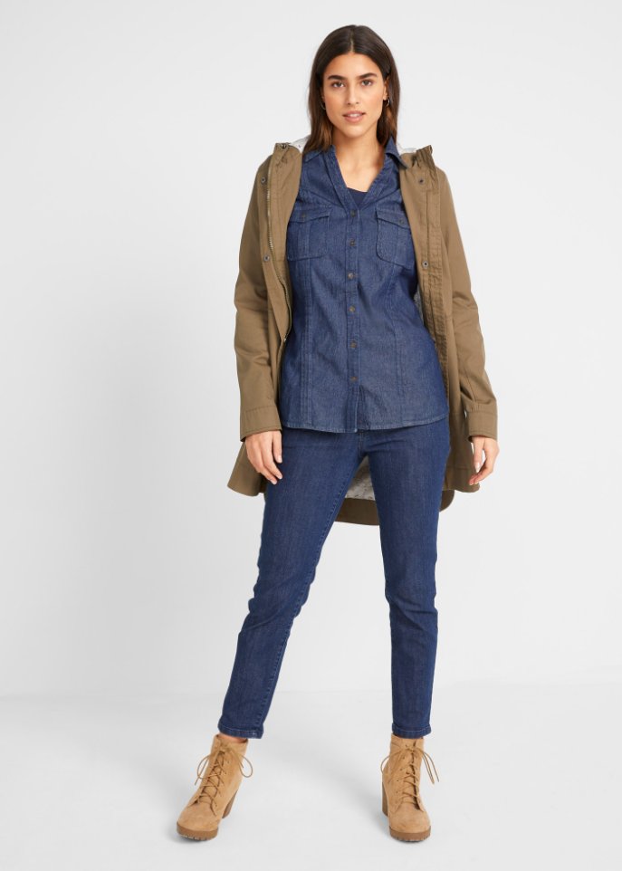 Jeansbluse