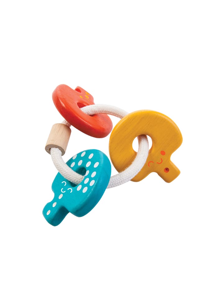 Plan Toys Rassel Babyschlüssel bunt ab 4 Monate günstig kaufen onesize
