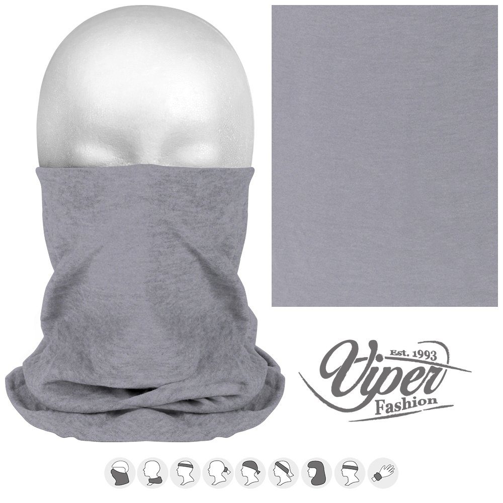 Tini - Shirts Multifunktionstuch Multifunktionstuch unifarben dunkelgrau, Halstuch Loopschal Strinband grau