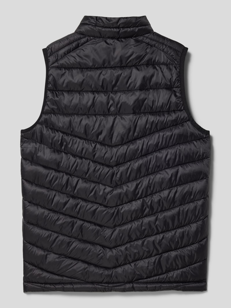 Steppweste mit Label-Detail Modell 'FLY' in schwarz