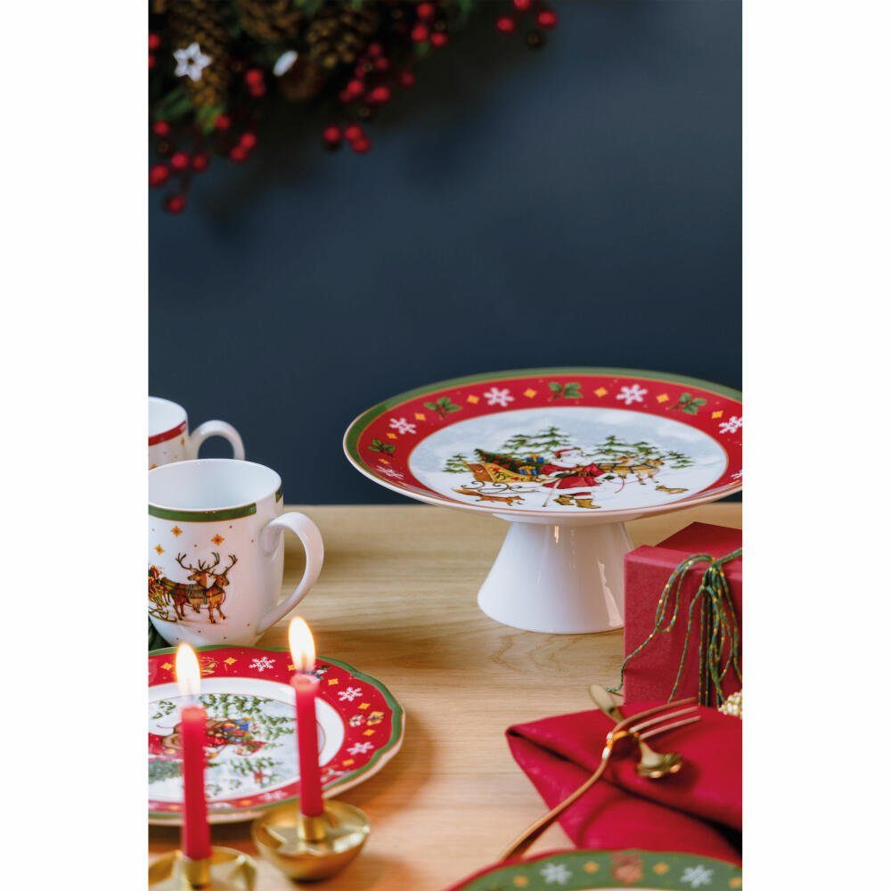 Hutschenreuther Tortenplatte Happy Wintertime, 27 cm, Porzellan