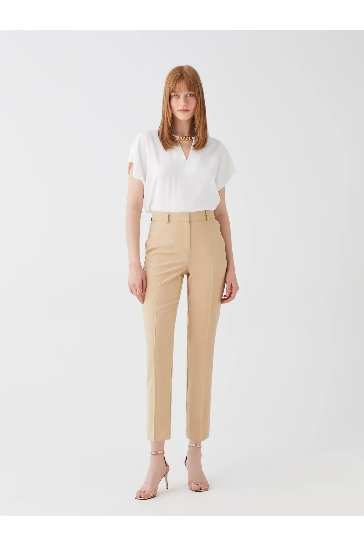 LC Waikiki  Zigarettenhose für Damen mit hoher Taille