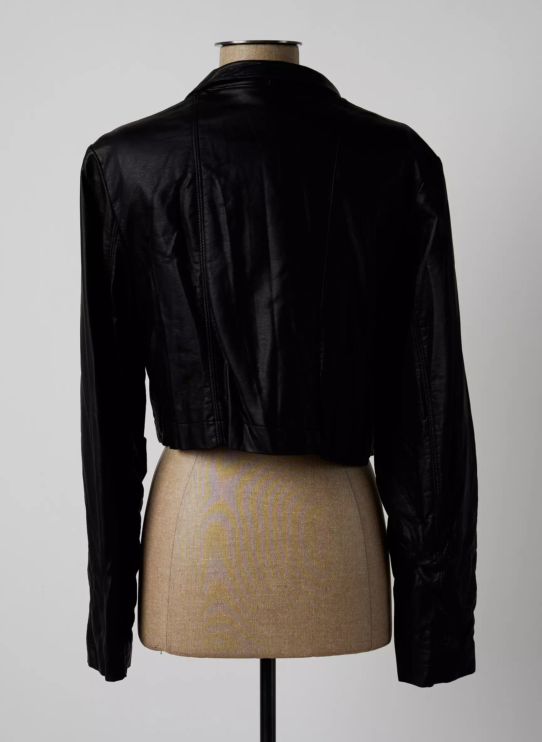 Lauren Vidal Vestesimilicuir Femme couleur noir