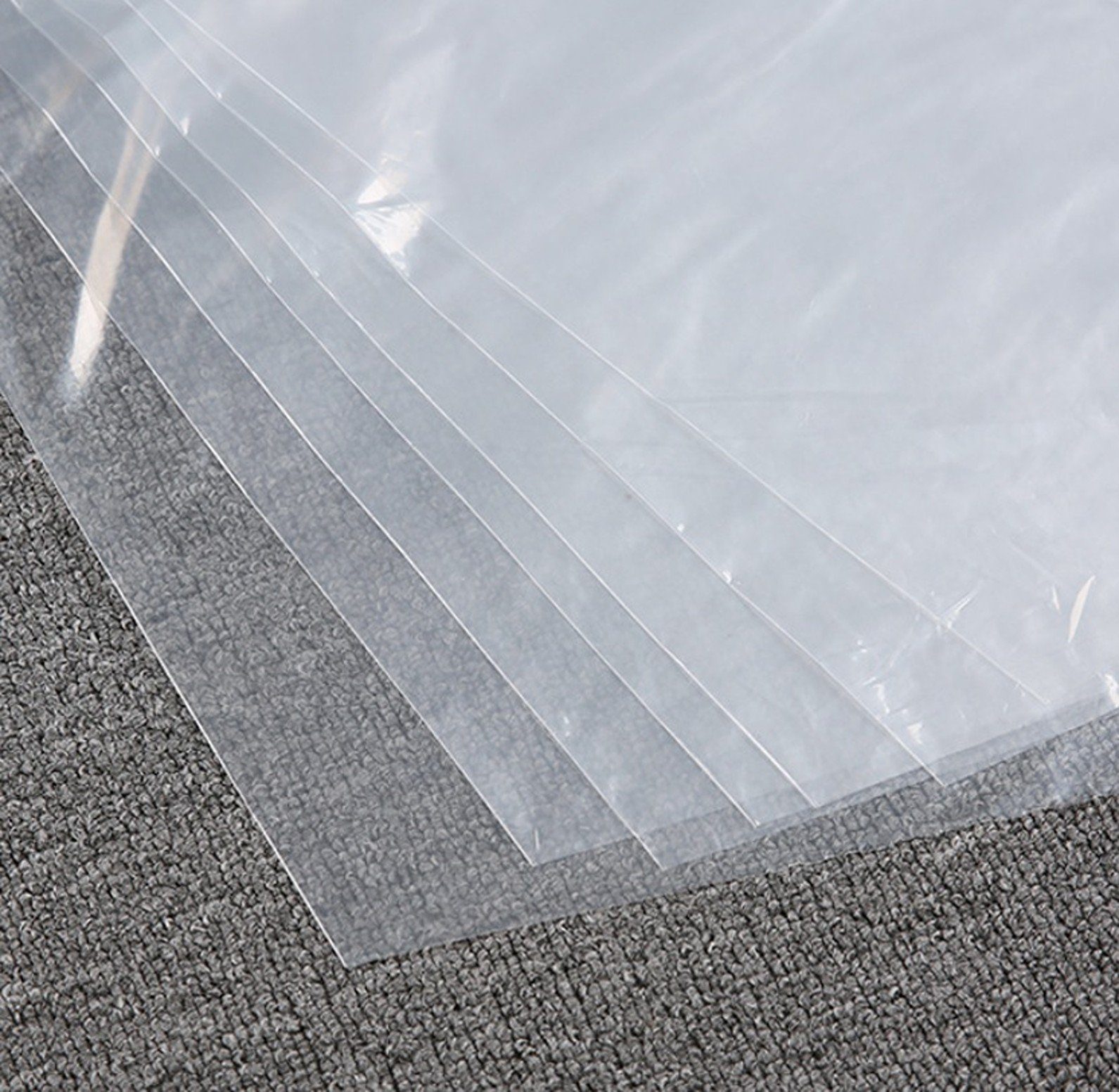 BAYLI Kleiderschutzhülle 20er Set Kleiderschutzhülle Transparent, Mantelschutz, Kleiderfolie