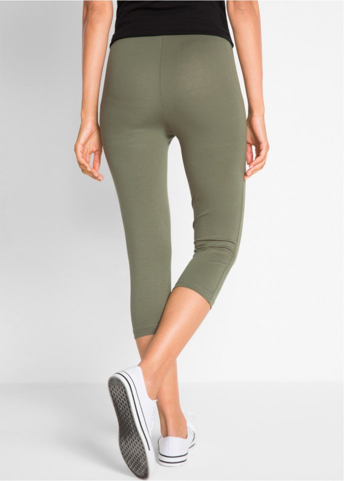 Stretch-Capri-Leggings (2er Pack)