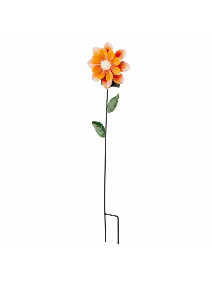 MARELIDA LED Solar Gartenstecker Blume Garten Blumenstecker H: 49,5cm in orange günstig kaufen onesize