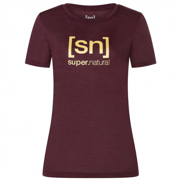 super.natural - Women's The Essential Logo Tee - Merinoshirt