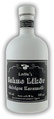 Lotta's Sahne Likör - salziges Karamell Lotta's Sahne Likör - salziges Karamell Neue limitierte Edition - süß und salzig gleichzeitig. 0,5	 Liter - Vol 16%