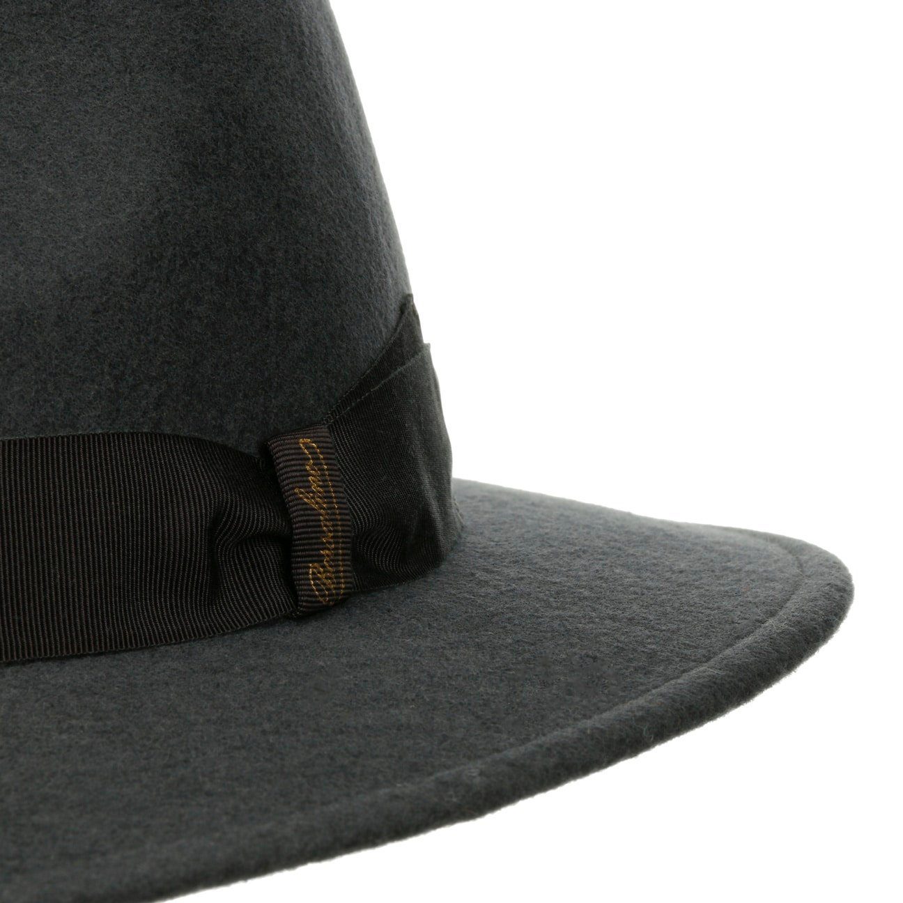 Borsalino Filzhut (1-St) Wollfilzhut mit Ripsband, Made in Italy