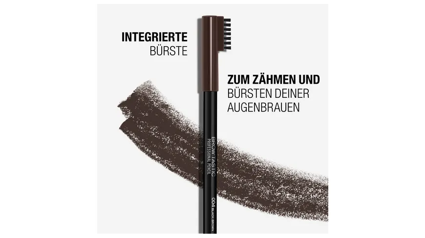 MANHATTAN COSMETICS Brow'Tastic Professional Pencil 004 - Black Brown