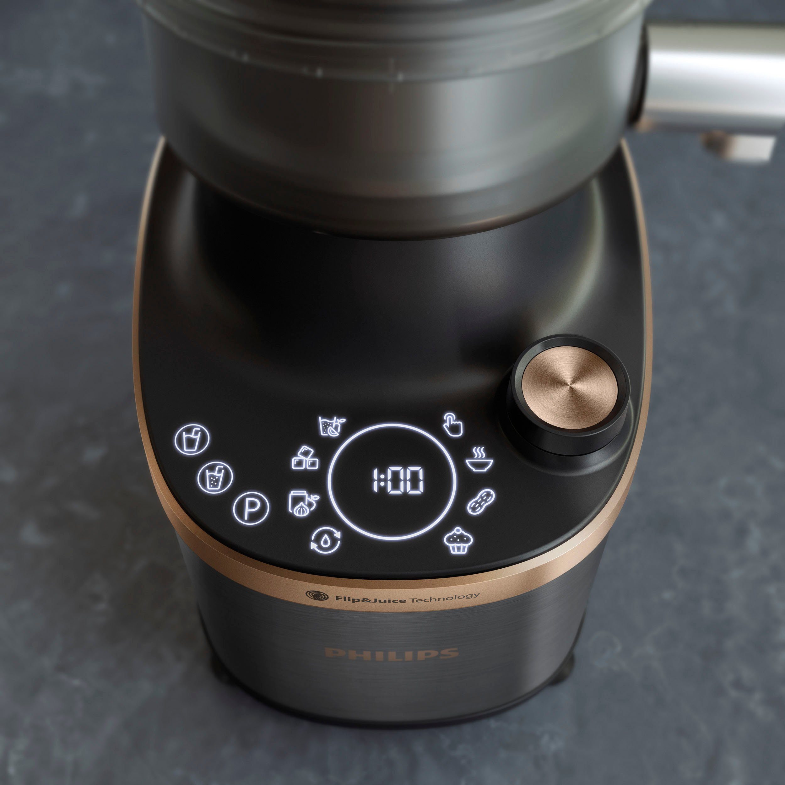 Philips Standmixer HR3770/10, 1500 W, mit Entsafterfunktion und 2 Trinkbehältern