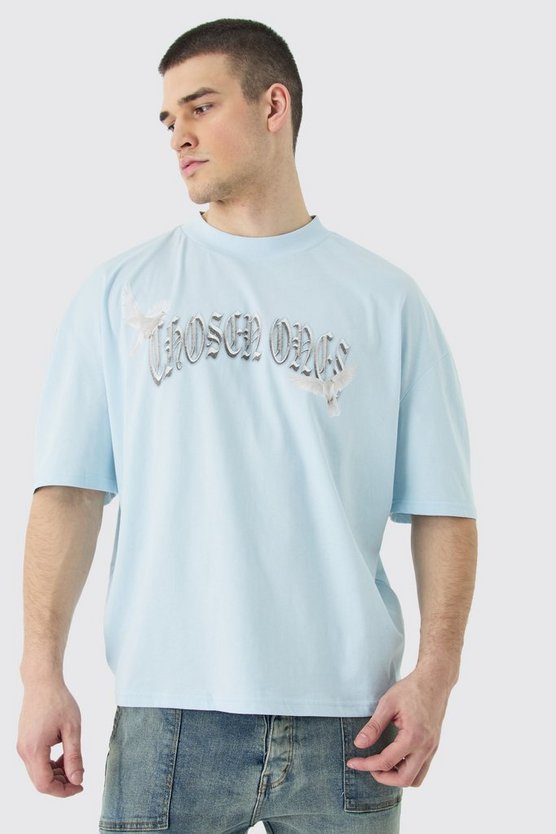 Tall kastiges Oversize T-Shirt